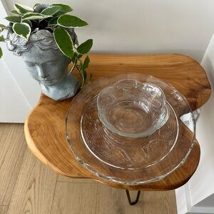 Anchor Hocking Vintage Chip and Dip Set